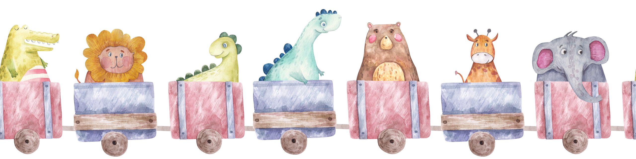 a art - train carrying animals